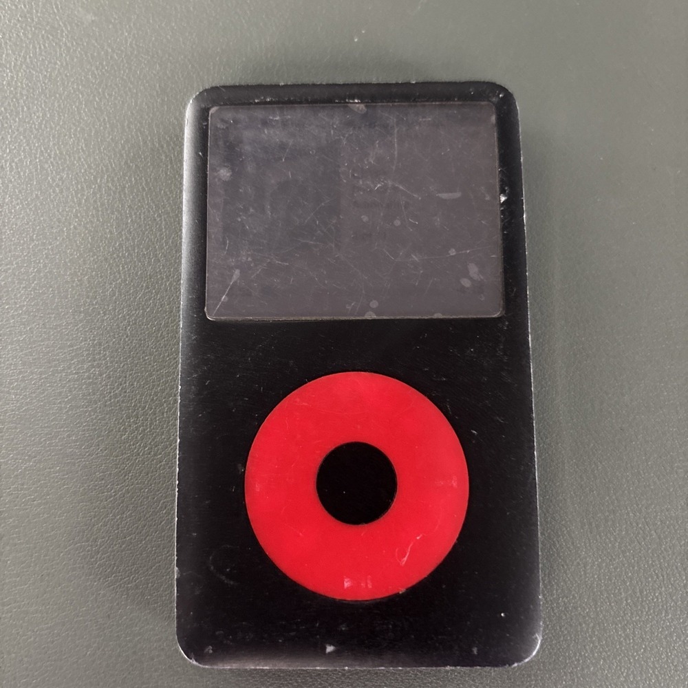 Apple iPod Video 5th Gen U2 Special Edition 256GB SSD Modded‎ Black Red